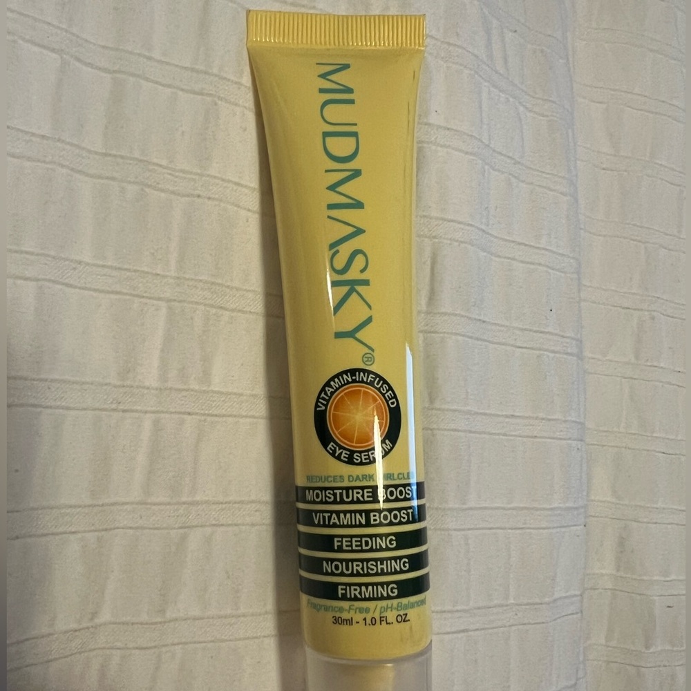 Mudmasky vitamin infused eye serum, brightening, anti-aging, fragrance-free